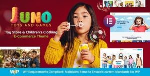 Juno Kids Toys & Games Store WP Theme