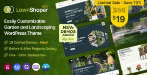 Lawnshaper Gardening & Landscaping WP Theme