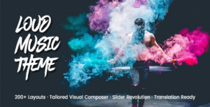 Loud A Modern WP Theme For The Music Industry