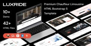 Luxride Chauffeur Limousine Transport & Car Hire WP Theme