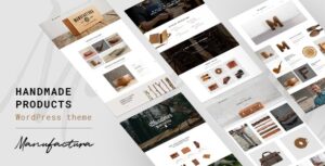 Manufactura Handmade Crafts, Artisan, Artist WP Theme