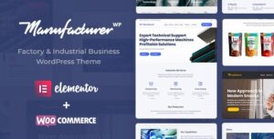 Manufacturer Factory and Industrial WP Theme