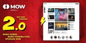 Mow Blog & Magazine WP Theme