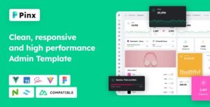 Pinx Vuejs / Nuxt Tailwind + Naive Admin Dashboard Template