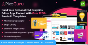 PixaGuru SAAS Platform to Create Graphics, Images, Social Media Posts, Ads, Banners, & Stories