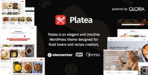 Platea Recipe WP Theme