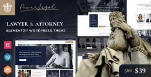 Powerlegal Law, Lawyer & Attorney WP Theme
