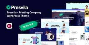 Presvila Printing Company WP Theme