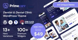 Primecare Dentist & Dental Clinic WP Theme