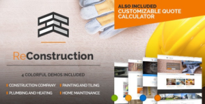 Reconstruction Contractor & Building Theme
