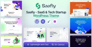 Saafiy Saas & Tech Startup WP Theme