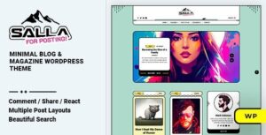 Salla Blog & Magazine WP Theme