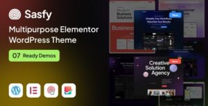 Sasfy Multipurpose Elementor WP Theme