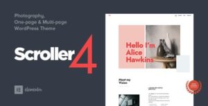 Scroller Parallax Scroll Responsive Theme