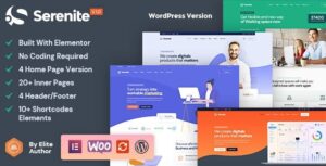 Serenite Startup & SaaS WP Theme