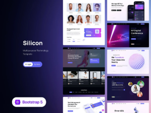 Silicon Business / Technology Template + UI Kit