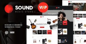 Sound Musical Instruments Online Store WP Theme