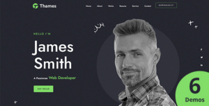 Thames Personal Portfolio WP Theme