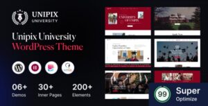 Unipix University Education WP Theme + RTL