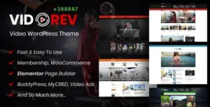 VidoRev (.) Video WP Theme