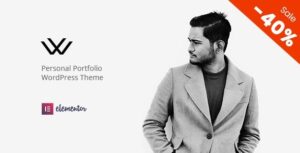 Waxon Personal Portfolio WP Theme