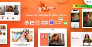 Yakeen Lifestyle Blog WP Theme