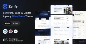 Zenfy Software, SaaS & Digital Agency WP Theme