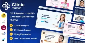 ClinicMaster Health & Medical WP Theme