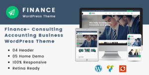 Finance Consulting, Accounting WP Theme