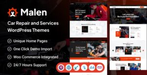 Malen (version March 11, 2025) Car Service & Repair WP Theme