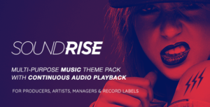 SoundRise Artists, Producers and Record Labels WP Theme