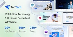 TopTech Technology & IT Solutions Services WP Theme