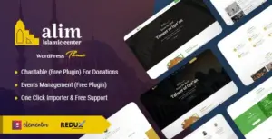 Alim Islamic Institute & Mosque WP Theme + RTL