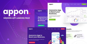 Appon App & SaaS Software Theme