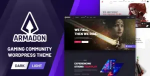 Armadon Gaming Community WP Theme