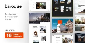 Baroque Architecture & Interior WP Theme