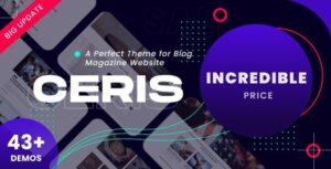 Ceris Magazine & Blog WP Theme