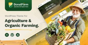 Donalfarm Agriculture Organic Farming WP Theme