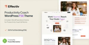 Effectiv Productivity Coach & Mentor FSE WP Theme