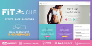 Fitness Club Health & Gym WP