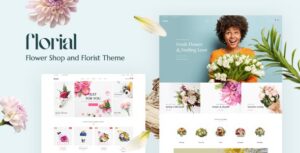 Florial Flower Store WooCommerce WP Theme