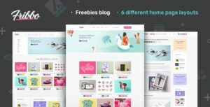Fribbo Freebies Blog WP Theme