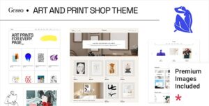 Gesso Art & Print Shop Theme