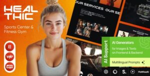 Healthic Sports Center & Fitness Gym WP Theme