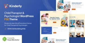 Kinderly Child Therapist & Psychologist Theme