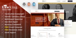 Lawking Lawyer and Attorney WP Theme