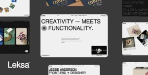 Leksa Creative Portfolio Showcase Theme