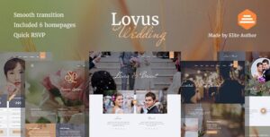 Lovus Wedding Planner WP Theme