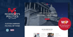 MCKinney’s Politics Elections Campaign & Social Activism WP Theme