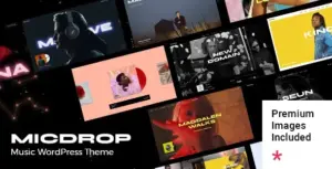 Micdrop Music WP Theme